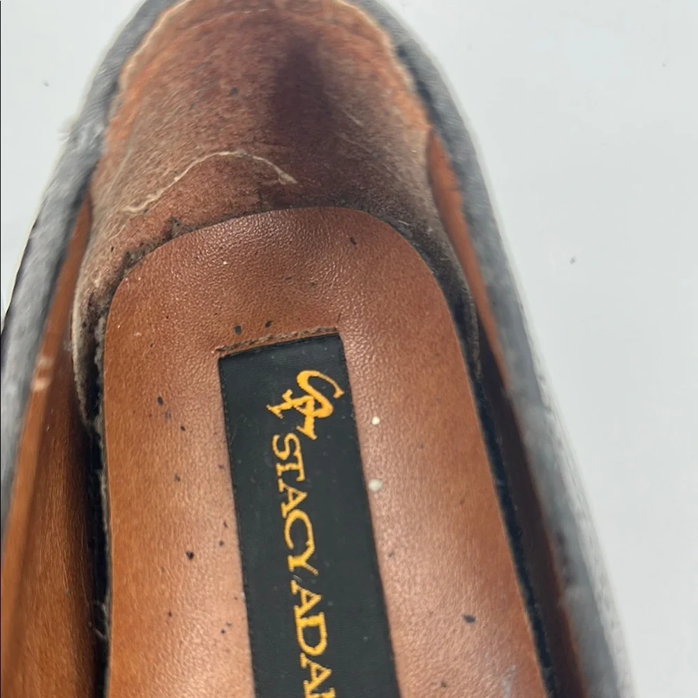 Stacy Adams Brown Leather Loafers Slip-Ons‎ - Picture 11 of 16